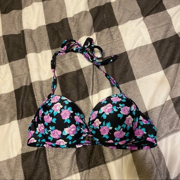 Floral push up bikini top - Picture 1 of 4